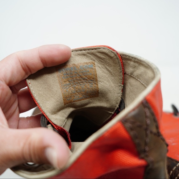 Sorel PDX 1964 Premium Wedge Boots Womens 6 Red Brown Heeled Shoes NL2796-012 - Picture 10 of 10